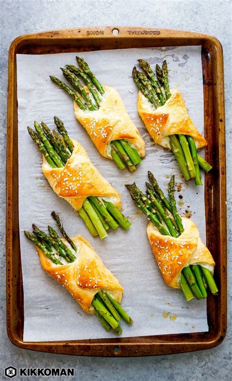 Puff Pastry Wrapped Asparagus | Salad side dishes, Vegetable recipes, Southern recipes soul food