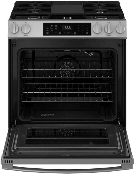 Ge® 600 Series 30 Fingerprint Resistant Stainless Steel Slide In Gas Range Gerhards