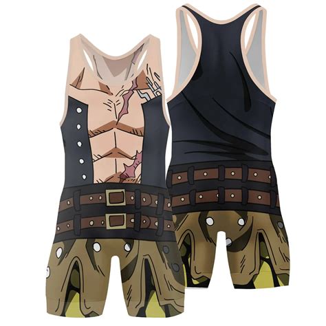 One Piece Eustass Kid Wrestling Singlets | Wrestling Singlets