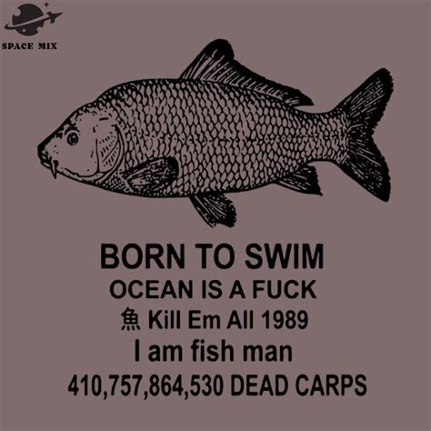 Born To Swim Ocean Is A Fuck PNG Design Inspire Uplift