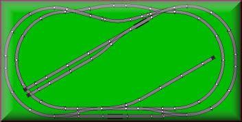 N Scale 2x4 Model Train Set layouts for Model Railroaders.