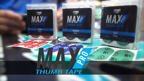 Storm Max Pro Thumb Tape Youtube