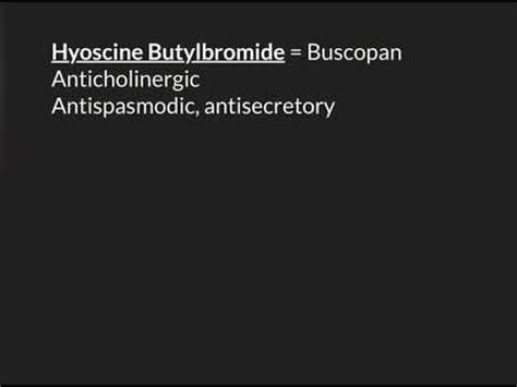 Injection Buscopan Buscogast Hyoscine Butylbromide Abdomen Pain