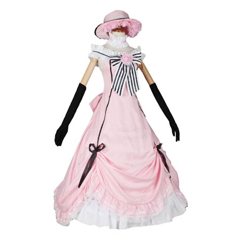 Black Butler Ciel Phantomhive Smile Robin Dress Femboy Clothing Cospla