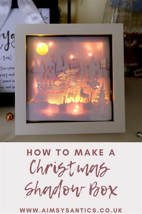 Diy Christmas Shadow Box Cricut Christmas Ideas D Christmas Diy