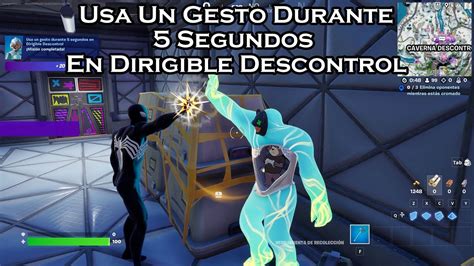 Usa Un Gesto Durante 5 Segundos En Dirigible Descontrol En Fortnite