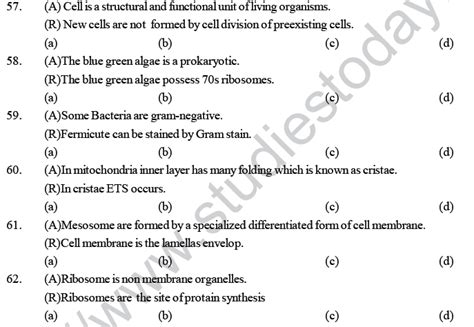 Neet Ug Biology Cell Structure Mcqs Multiple Choice Questions