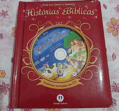 Livro de Histórias Bíblicas Vcd Item Infantil Ciranda Cultural