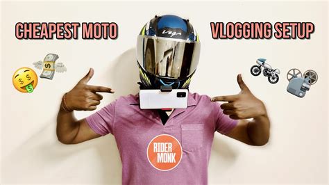 Cheapest Moto Vlogging Setup For Beginners Rider Monks Youtube