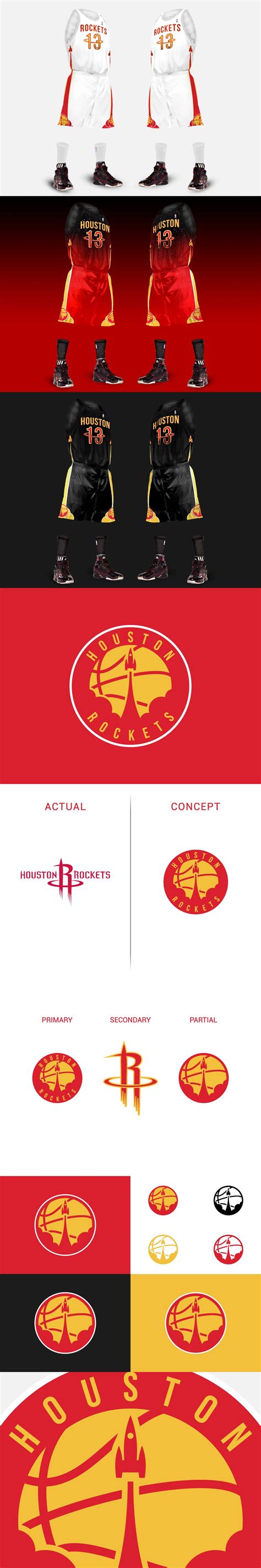 Houston Rockets Jersey Concepts And Updated Rockets Rebrand Imgur