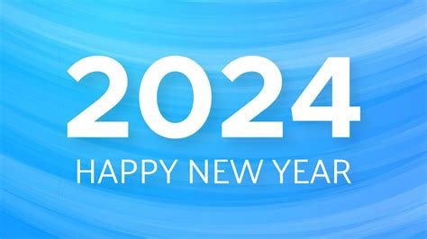 2024 Happy New Year background. Modern greeting banner template with ...