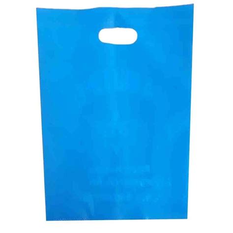 Blue Plain D Cut Non Woven Bag For Shopping At Rs 100 Kg In Ghaziabad