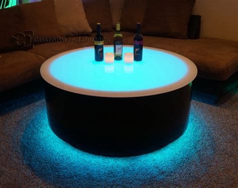 Round Cubix LED Lighted Table | LED Furniture | Nightclub Tables