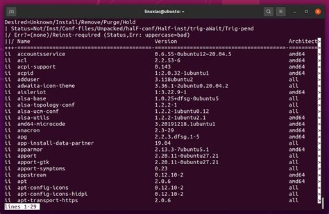 How To List Installed Packages In Ubuntu