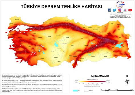 T Rkiye Nin Deprem Haritas Ve Deprem B Lgeleri Yay Nland