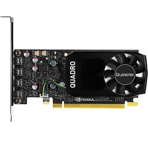 丽台LEADTEKNVIDIA Quadro P系列 炒股 制图 美工设计专业图形显卡 P600 2G GDDR5 Mini DP 4