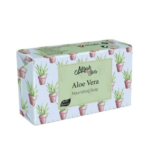 Mirah Belle Organic Aloe Vera Nourishing Soap Bar 125g