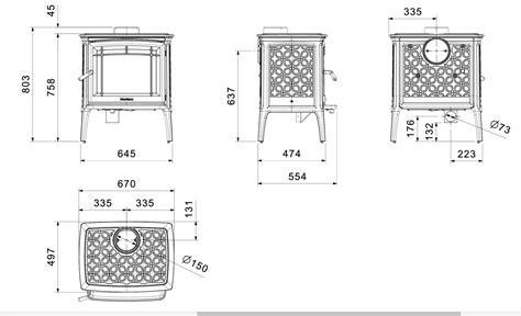 Comprar estufa de leña Hergom Shelburne HF Esmaltada Marron