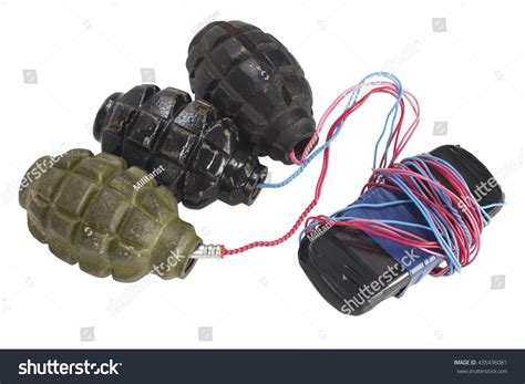 Ied Improvised Explosive Device Isolated On Stock Photo