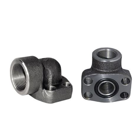 Hydraulic Bspp Sae Elbow 90° Flange With O Ring Seal