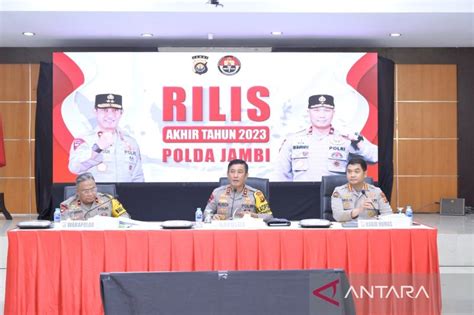 Polda Jambi Catat Penurunan Angka Kriminalitas Sepanjang Antara News