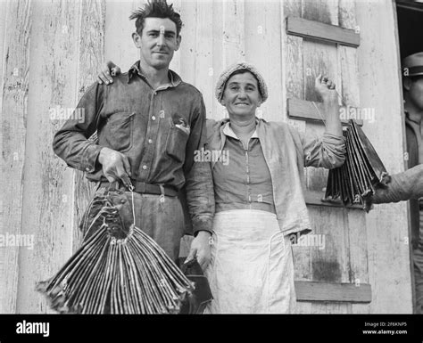 Spanish Trappers Wife With Skins Of Muskrats Her Husband Just Brought