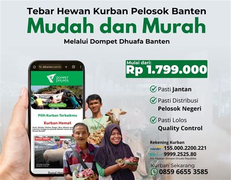 Cek Harga Sapi Dan Kambing Di Dompet Dhuafa Untuk Kurban Idul Adha 2024