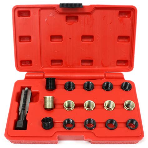 Pc Spark Plug Thread Repair Rethreading Tool Kit M Threaded Coil