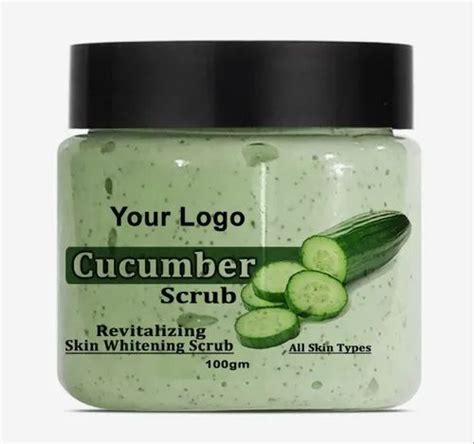 Cream Cucumber Face Scrub 100gm Skin Whitening Scrub For Parlour At Rs 40 Piece In Surat