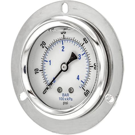 Pic Gauges Pressure Gauge Dial Dia To Psi Mnpt