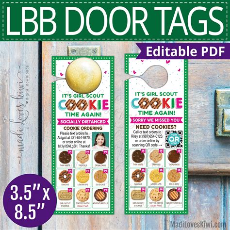 Lbb Contactless Girl Scout Cookie Time Form Printable Artofit