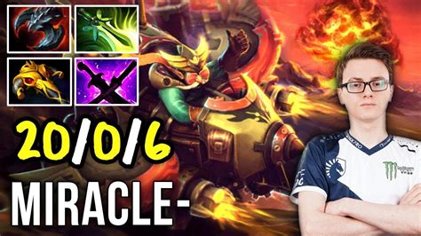 Miracle Gyrocopter Insane Carry Satanic Build 20 0 6 Dota 2 YouTube