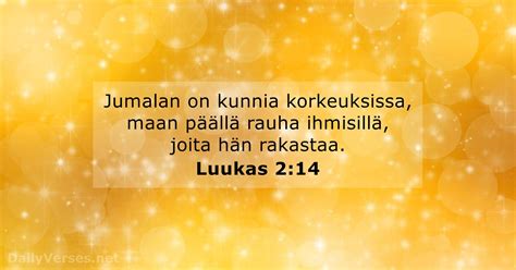 Joulukuuta P Iv N Raamatun Jae Luukas Dailyverses Net