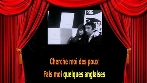 Karaok Serge Gainsbourg Elisa Vid O Dailymotion