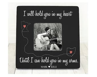 Long Distance Relationship Frame Gift for Boyfriend Girlfriend | Etsy