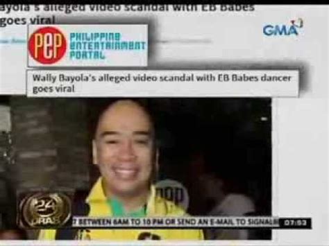 Wally Bayola S Alleged Video Scandal With Eb Babes Dancer Goes Viral