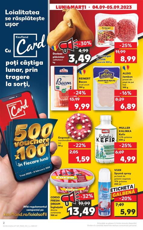 Oferte Kaufland Luni Si Marti Septembrie Catalog Az