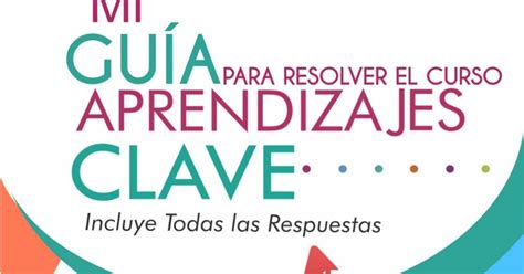 Mi Guia Para Resolver El Curso De Aprendizajes Clave