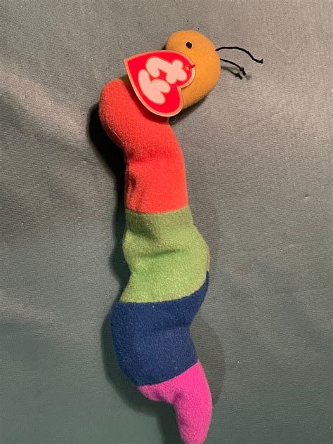 Rare Ty Inch Inchworm Beanie Babies Baby 1995 Etsy