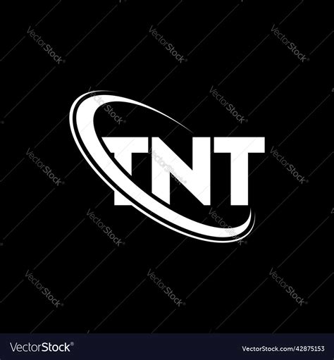 Tnt logo letter design Royalty Free Vector Image