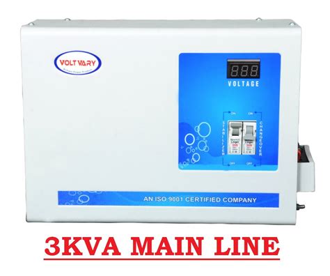 Digital Single Phase 3KVA Main Line Voltage Stabilizer Warranty 2