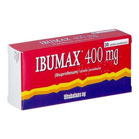 Ibumax Mg Tabletki Powlekane Apteka Internetowa Apo Discounter Pl