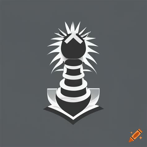 Vector Logo Of Knight Chess Piece On A Shield On Craiyon