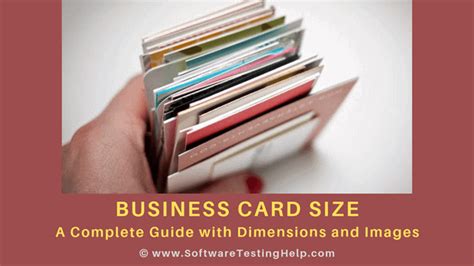 Standard Business Card Size: Country-Wise Dimensions And Images