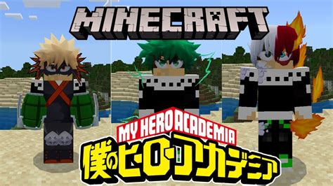 Incredible My Hero Academia Mods 3d Models Animated Textures Minecraft My Hero Academia