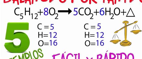 Guía completa Pasos infalibles para balancear una ecuación química por