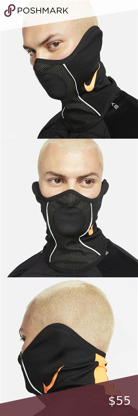 Nike Tech Fleece Strike Snood Winter Warrior Face Mask Black Gray