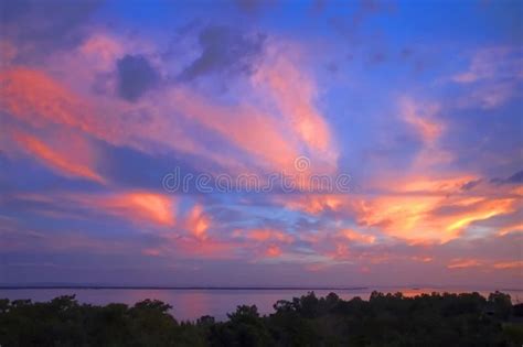 Sunset Over Cebu Island, Philippines Stock Photo - Image of sunset ...