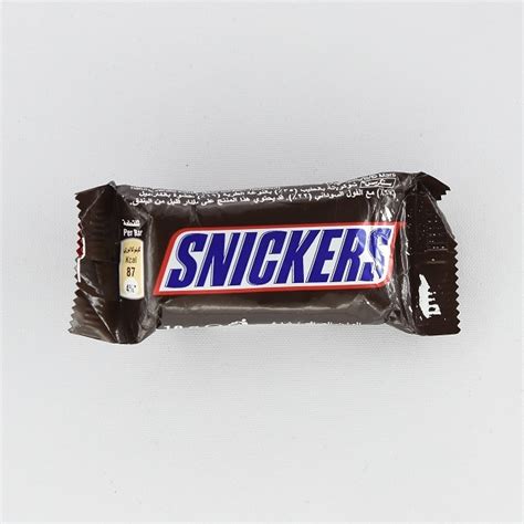 Snickers Chocolate Bar Fun Size 18g Glomarklk