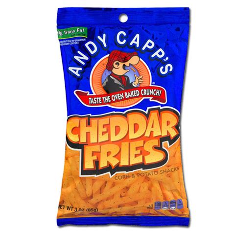 Andy Capp Cheddar Fries 3oz 12ct I Got Your Candy